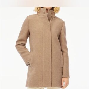 J. Crew Women's Camel Pea Coat